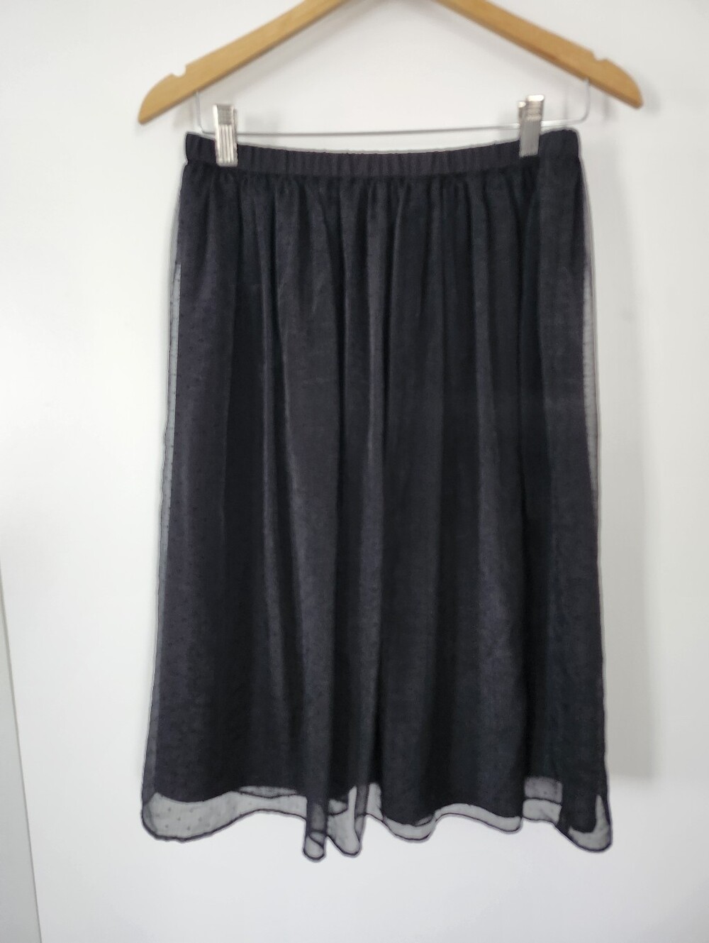 Banana Republic Black Midi Skirt Medium Petite | Whimsigoth Goth Coquette Fairy